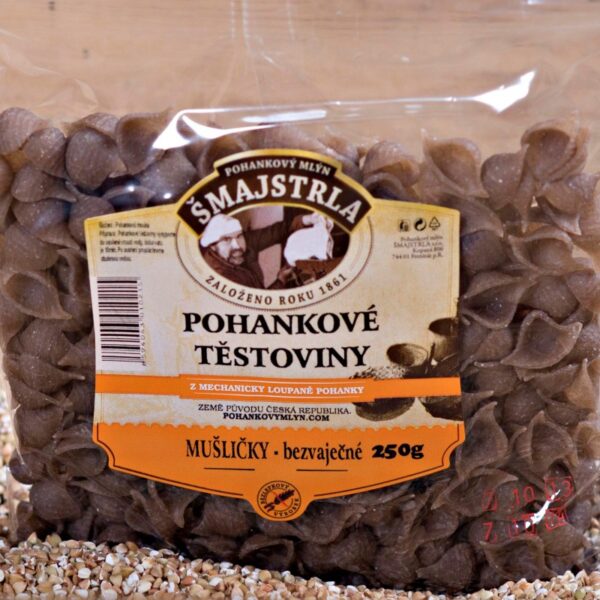 Šmajstrla pohánkové cestoviny mušle 250g