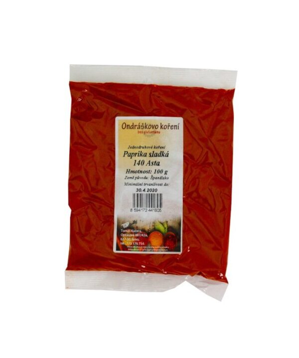 Ondráškovo korenie Paprika 100g