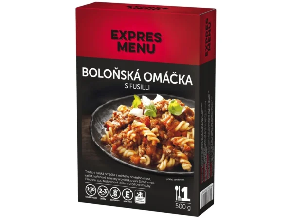 KM Bolonská omáčka s fusilli 1 porcia/500g