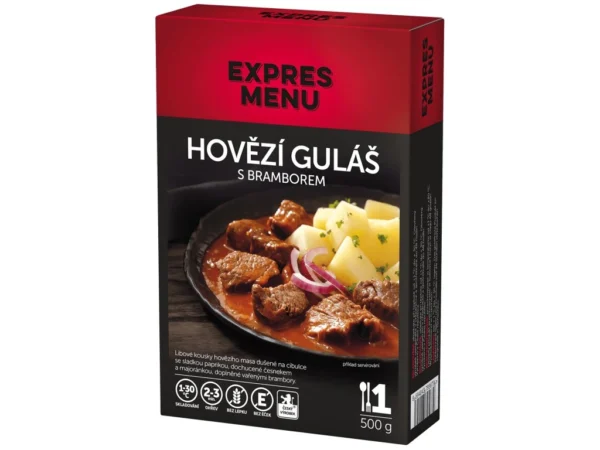 KM Hovädzí guláš so zemiakmi 1 porcia/500 g