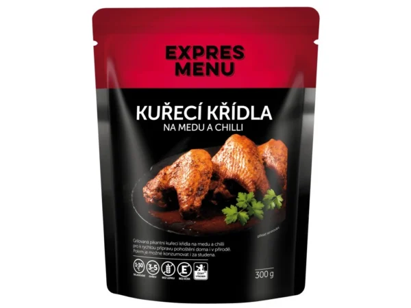 Kuracie krídla na mede a chilli 3 porcie/300 g